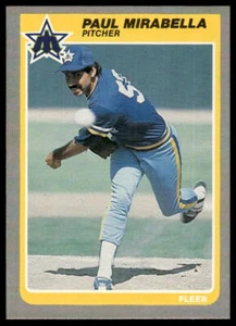 1985 Fleer #494 Paul Mirabella - Picture 1 of 2
