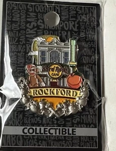 SELTENE Hard Rock Cafe Casino Rockford Core City Symbol Pin NEU versiegelt #1131596 - Bild 1 von 4
