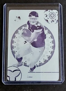 Travis Kelce 2021 Panini Mosaic Stained Glass Printing Plate 1/1 2022 Chronicles - Picture 1 of 2