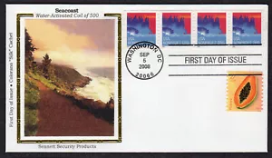 2008 (5c) NPO Seacoast Coil (4348) - Colorano "Silk" FDC NR285 - Picture 1 of 1