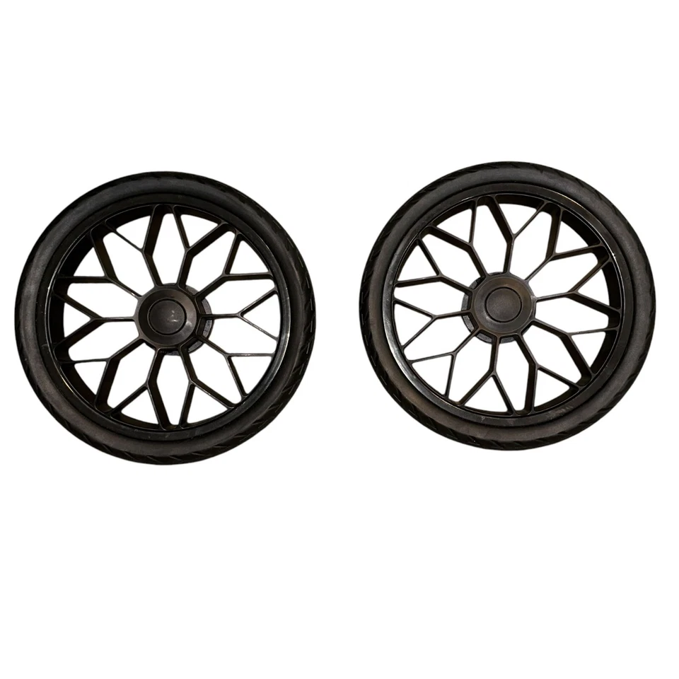 Chicco Corso Flex Cochecito Convertible Leyenda Negro Juego 2 Ruedas Traseras Piezas Foto 1 de 4