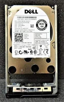 4X1DR WD9001BKHG Dell ENTERPRISE 900GB 10KRPM 6Gbps 2.5"SAS SERVERHDD Hard Drive - Image 1 of 2