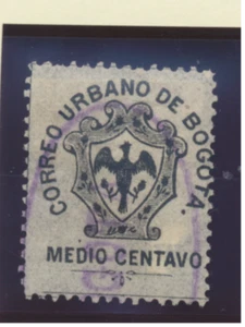 Colombia: Sello postal local de Bogotá Scott #LX1, usado - Imagen 1 de 1