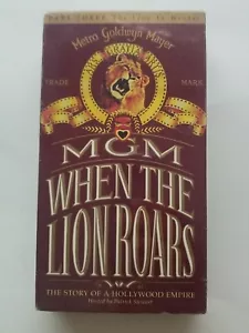 MGM When The Lion Roars Part Three VHS *NEW* (SEALED) - Picture 1 of 2