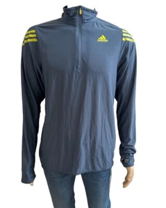Vintage  2012 Adidas Climalite Sweatshirt Pullover Running Activewear 1/4 Zip L - Picture 1 of 9