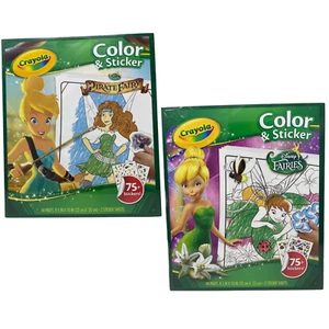 Crayola Color Stickerbücher Disney Fee Malbuch Basteln und Piraten Konvolut - Bild 1 von 19