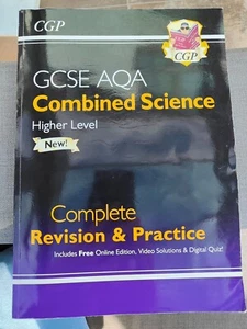 CGP GCSE AQA Combined Science Higher Level Revision & Practice Book - Picture 1 of 6