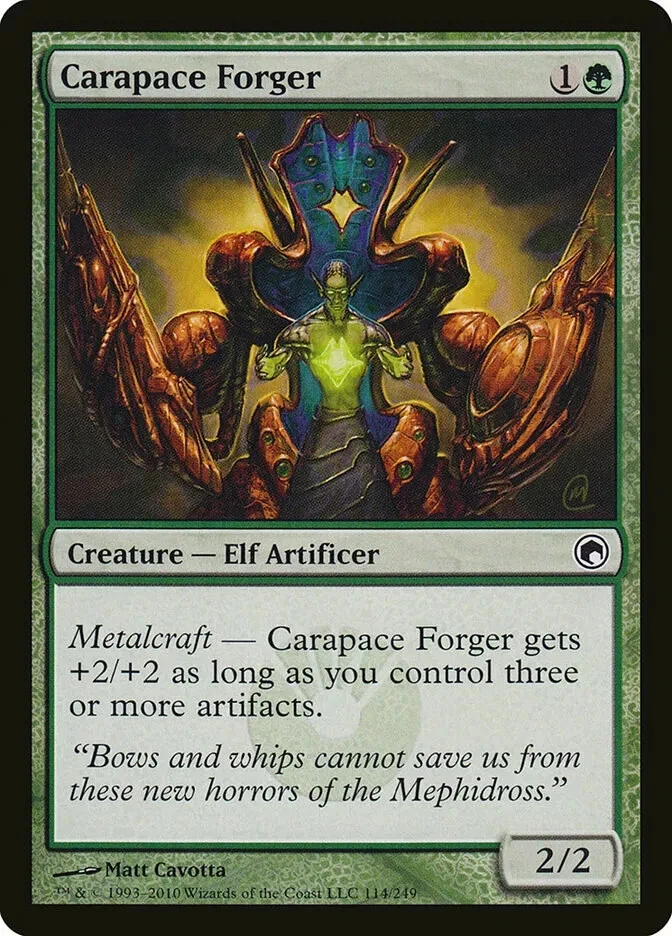 Carapace Forger [Scars of Mirrodin] - Near Mint Foil - MTG - Image 1 of 1