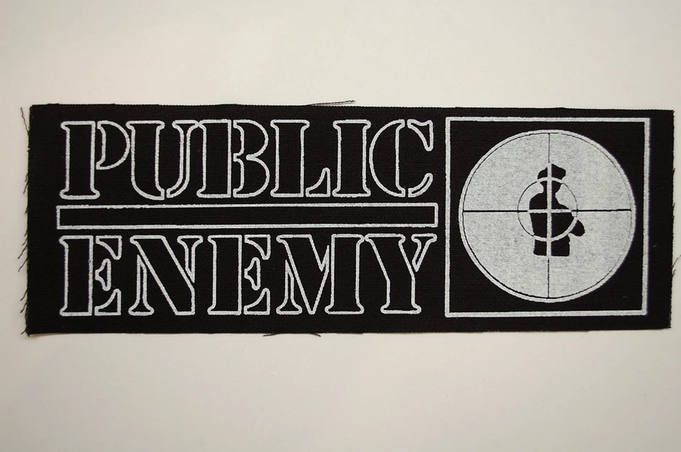 Public Enemy Cloth Patch Sew On 7" X 2.5" Rap Hip Hop Wu Tang (CP269) - Image 1 of 1