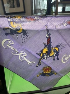 Scarf/ Hanky Crown Royal 21"x21" Handkerchief - Picture 1 of 8