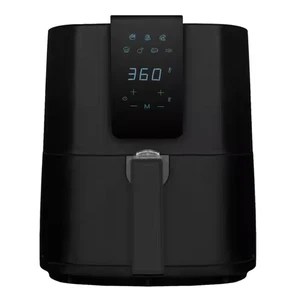 5,5 qt. Freidora de aire digital negra con bandeja deslizable/cesta desmontable - Imagen 1 de 11