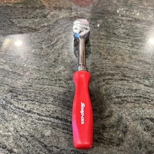 Snap On shd80a 1/2” drive hard handle long ratchet Red 11-5/8” long - Picture 1 of 4