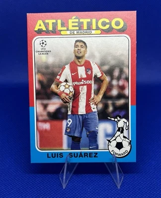 2021-22 Topps UEFA 1975-76 Retro Luis Suárez #75-15 Atletico Madrid - Image 1 of 2