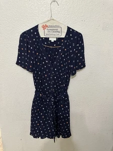 Anthropologie Ett Twa kurzärmliger Damen-Strampler Viskose Knopfleiste Größe XS - Bild 1 von 8