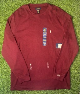 Polo Ralph Lauren Waffelstrick Langarm Nachtwäsche Oberteil Shirt Herren XL Neu mit Etikett - Bild 1 von 5