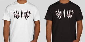 AKAZA EYES Demon Slayer Shirt Custom Vinyl T-Shirt Unisex - NEW - Gift Idea - Picture 1 of 3
