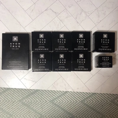 Avon True Color Eyeshadow Palette 8-in-1  Single x 6, Blush, Primer Lot 9 Bundle - Image 1 of 4