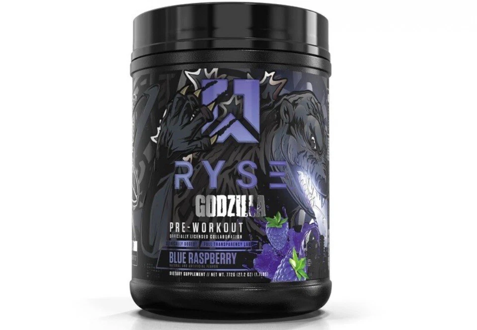 RYSE Godzilla Pre-Entrenamiento, Frambuesa Azul 772g Foto 1 de 1