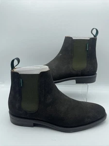 Paul Smith Cedric Chelsea Boots Dunkelbraun Wildleder Stiefelette 8 UK Neu Herren " - Bild 1 von 8