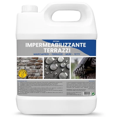 Impermeabilizzante Trasparente Liquido 5L | Invisibile, Nessuna Generazione Di F - Immagine 1 di 4