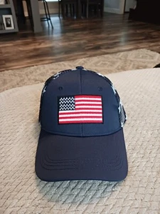 Truckermütze amerikanische Flagge patriotisch Druckknopflasche Kollektion achtzehn Kappe - Bild 1 von 5