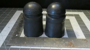 2 aislantes de línea telefónica o telégrafo vintage Continental Rubber Works - Imagen 1 de 3