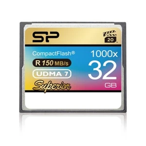 Silicon Power 32GB Superior CompactFlash 1000X Speed (UDMA 7) SP032GBCFC1K0V10 - Picture 1 of 2