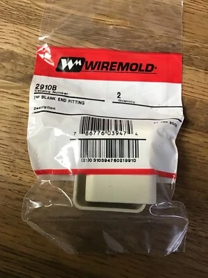 *(2) 全新线模 2910B 1-1/2 英寸塑料空白端配件,象牙白 — 第 1/3 张图片