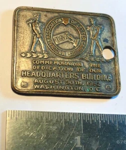 Postboten, USPS National Assoc. von Briefträgern Messing Schlüsselanhänger Anhänger - Bild 1 von 4