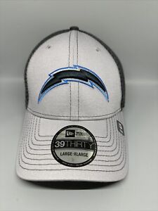 Los Angeles Chargers New Era 39THIRTY Grayed Out Neo Stretch Fit Hat Sz L/XL