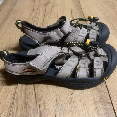Keen Boys Youth Waterproof Sandals Size 3 Tan Khaki Black Summer Hiking  Shoes - Image 1 of 4