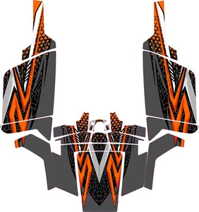 Wrap Graphics Kits VINYL DECALS Grapfix sticker 2007-2010 Polaris RZR 800 - Picture 1 of 3