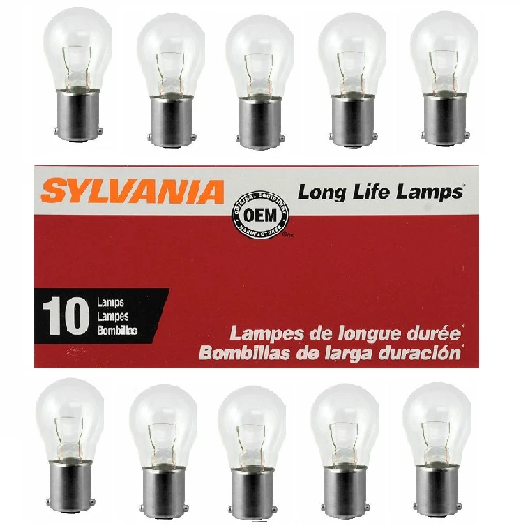 Sylvania Long Life 1156LL(10 Pack) Signal Bulb - Pack of 10 Bulbs - Image 1 of 1