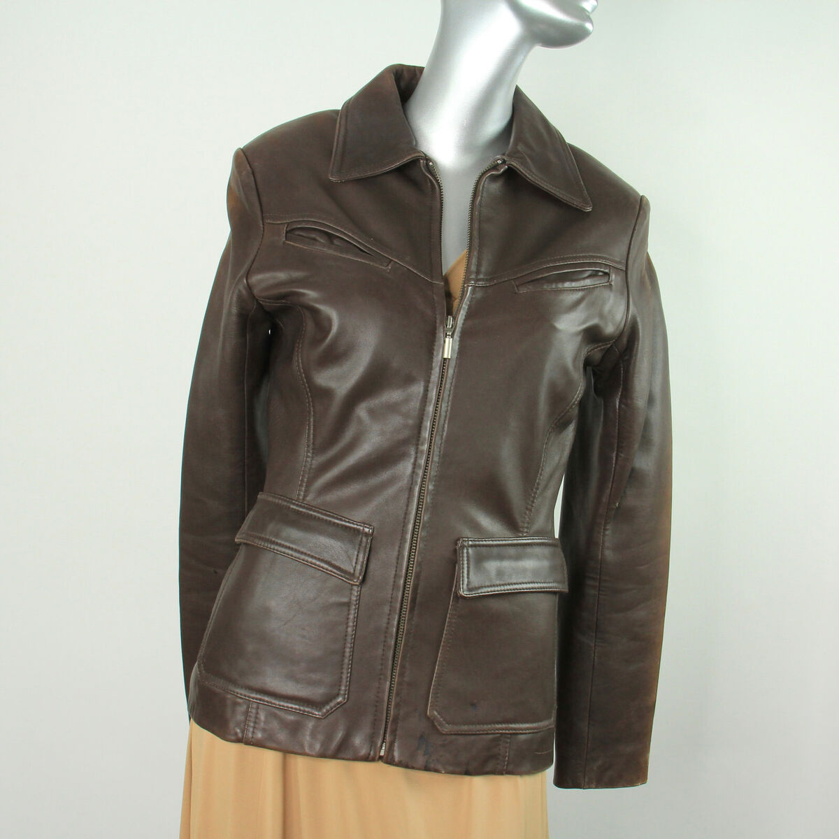 Carlisle Brown Leather Outer Shell Coats, Jackets & Vests Carlisle Brown Leather Outer Shell Coats, Jackets & Vests