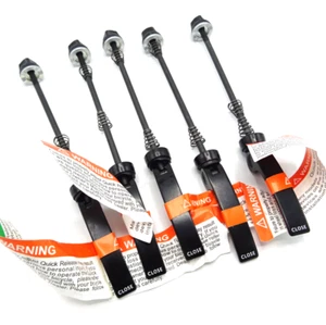 MTB Hybrid Bike Quick Release Front Hub Skewer Black 115mm Trade 5 Pack 2415-S14 - Picture 1 of 7