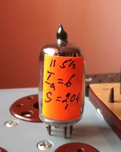 TESTED. 6S1P = 9002 tube NOVOSIBIRSK 1951! PCS 1. - Picture 1 of 7