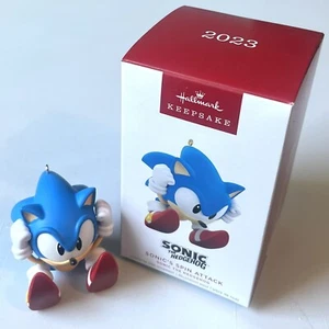Sonic the Hedgehog Hallmark Keepsake Ornament Sonic's Spin Attack 2023 Christmas - Picture 1 of 6