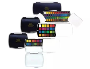 Mijello Gold Class Triple Pan Watercolor Set of 12, 24, 48 - FedEx Shipping - Picture 1 of 17
