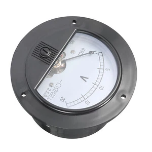 DC 0-20V Runde Analog Panel Meter Volt Spannung Gauge Analog Voltmeter Neue - Bild 1 von 3