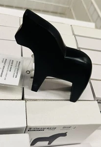 Ikea FINANSIEL Decoración Pequeño Caballo Dala Nórdico, Madera Negro 4" x 5" - NUEVO - Imagen 1 de 1