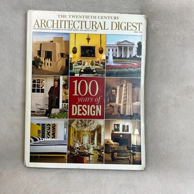 The 20th Century Architectural Digest Magazine 100 Years of Design April 1999 - Image 1 of 4
