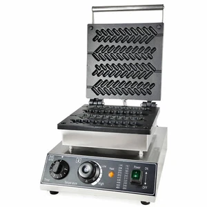 Kommerziell Waffeleisen Antihaft Waffelmaschine Waffelmaker Waffle Machine 1,7KW - Bild 1 von 11