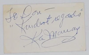 Hollywood Entertainer Ken Murray Autographed Note - Picture 1 of 1