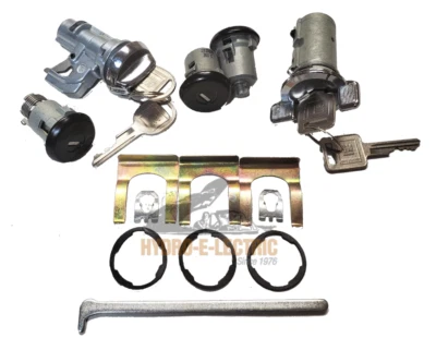 NUEVO 1979-1981 Pontiac Firebird Juego Completo Estilo OE - Llaves GM - Negro/Cromo Foto 1 de 4