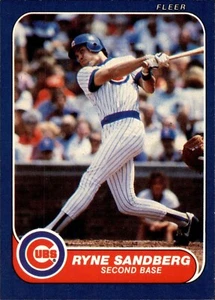 Ryne Sandberg #378 1986 Fleer NM - Picture 1 of 3