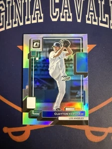 2022 Panini Donruss Optic Clayton Kershaw Holo Prizm Parallel #102 Los Dodgers - Picture 1 of 4