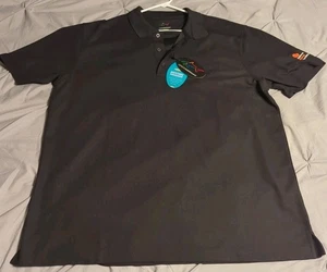 Greg Norman National Kidney Foundation Konica Minolta Golf Herren Polo schwarz XL  - Bild 1 von 14