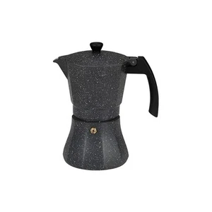 Cafetera Italiana EDM Negro Aluminio 9 Tazas Inducción - Imagen 1 de 2