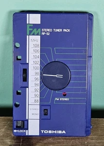 Used FM Stereo Tuner Pack RP-S2 Toshiba Made in Japan Cassette Tape - Picture 1 of 3