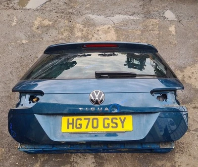 2020 VW TIGUAN MK2 LIFE TAILGATE BOOTLID BLUE LP5J - Image 1 of 4